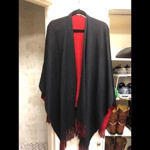 Croft & Barrow Reversible Shawl/Poncho